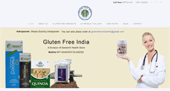 Desktop Screenshot of glutenfreeindia.com